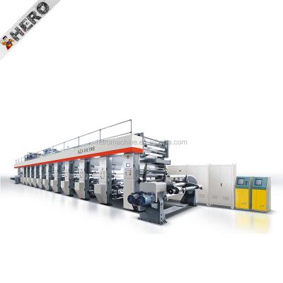 China Factory PVC Rotogravure High Speed ​​Printing Machine for sale