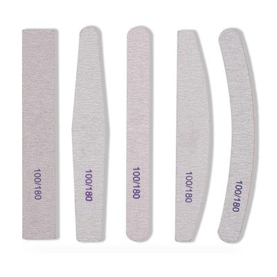 China Nail Tools Gray Manicure Strip Rubbing Sponge Mini Square Sponge High Elasticity Nail Folder Small Grinding Both Sides for sale