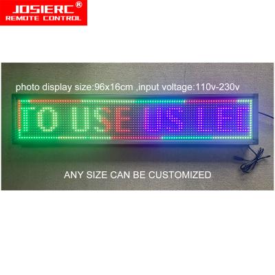 China led sign P10 rgb led screen led sign led panel outdoor p10 modules mobile wifi control for sale