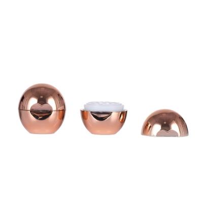 China Lip balm. UV lipstick ROSE GOLD in stock empty ball shape lip balm container, lip balm ball for sale