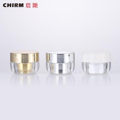 China 3 Colors Cosmetic In Stock 15g Luxury Cosmetic Skin Care Cream Bottle Facial Cream Packaging Jar for sale