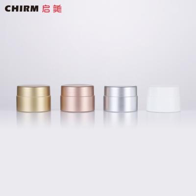 China High Quality Personal Care 4 Colors In Stock 5g Medicine Box Sample Electroplating Cream Bottle for sale