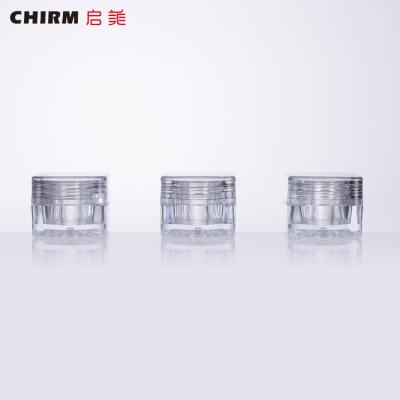 China CHIRM Fast Delivery Empty Cosmetic Containers Packaging PP Plastic Face Cream Jars Food Grade for sale