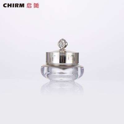 China Eye Cream Packaging Plastic Cosmetic Empty Container Luxury Acrylic Cream Jar For Acrylic Powder for sale