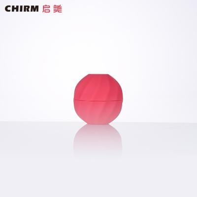 China Beauty Care Cosmetic Lipstick Container Eco-friendly Plastic Lip Balm Contain Round Shaped Ball Lip Balm Box for sale