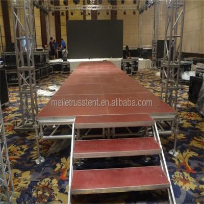 China T-shows; fabric fashion shows; Indian Concert Dance Performance Swimming Pool Folding Glass Stage Wedding Banquet Platform Concert Stage for sale