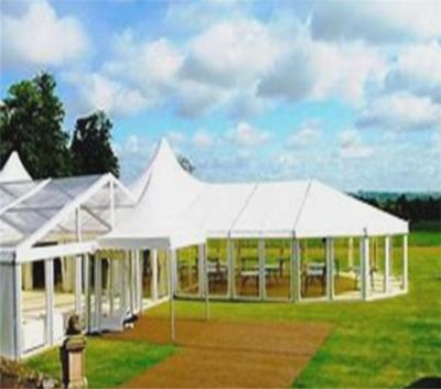 China Outdoor Wedding Tent 100 People Frame Tent Aluminum Tent Marquee Fishing Shape Tent 30x40 for sale