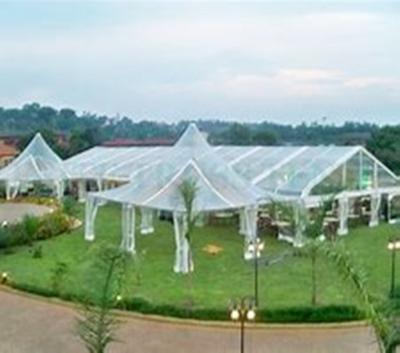 China Curved Tent 50 Seater Marquee Outdoor Foreign Trade Wedding Tent for sale