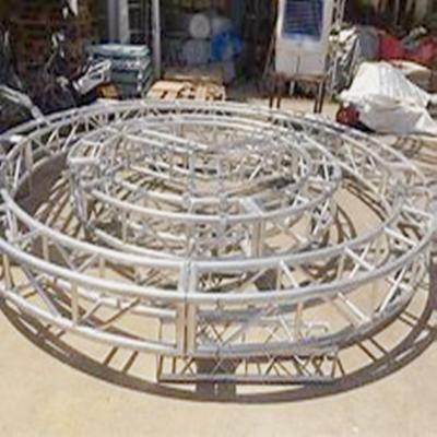 China Stage Performance Aluminum Ceiling Lighting Truss System Round Roof Steel Truss Aluminum Circle Truss for sale