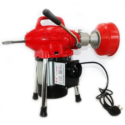 China Gq-75 400w Good Viable Selling Electric Pipe Machine Drain Snake Sewer Drainage Dredge Cleaning Machine for sale