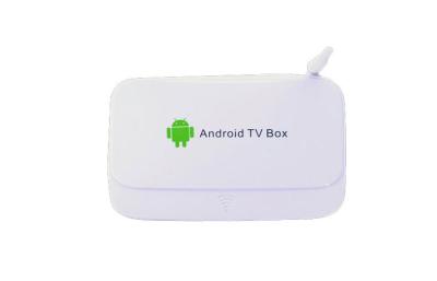 China Weißer mini androider Smart Fernsehkasten HD DVB, Doppelethernet der kern-Rinden-A20 RJ45 zu verkaufen