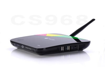 China Mini wifi y bluetooth quad-cores androides de la ayuda de la ROM del espolón 8G de las cajas RK3188 2G de Smart TV en venta