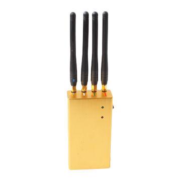 China Mobile Phone Signal Jammer 4pcs Omnidirectional Antennas Effective Radius 30m for sale