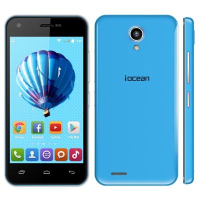 Китай Квад-сердечник IPS 1.3GHz WCDMA 1GB 8GB 8MP 1600Ah Iocean X1 5.0inch 960X540 MT6582M продается