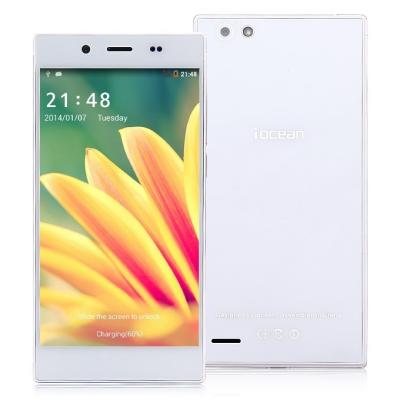 中国 Iocean X8 小型 5.0inch 1280X720 MT6582 のクォード中心 IPS 1.3GHz WCDMA 1GB 16GB 8MP 2100Ah 販売のため