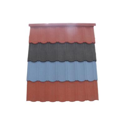 China Waterproof Prepainted Metal Roof Fence Panels Sheets Tile Galvanized Color Coated Steel Sheet Metal Roof Ridge Tile for sale