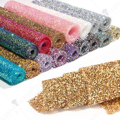 China Nail Salon Supplies Crystal Diamond Rub Nail Practice Cushion Pillow Glitter Nail Art Table Mat Foldable Washable Rest for sale