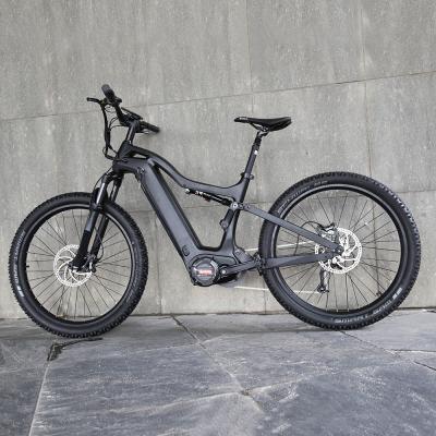 China bafang M620 mid drive ebike 1000w eMTB full suspension full carbon 48v mountain bike road carbon frame roadbike enduro electric bike for sale