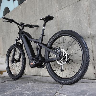 China bafang G510 mid drive ebike 1000w full suspension hot emtb full suspension 2022 ebike 1000w ebike 48v 29inch road frame carbon slant mountain bike for sale