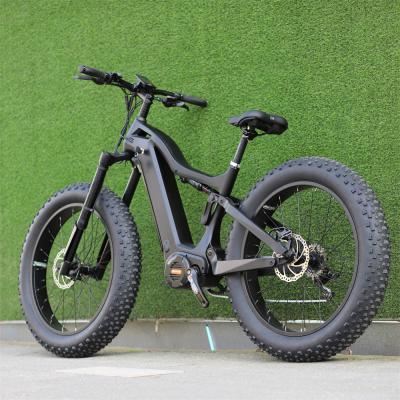 China bafang m620 ebike 1000w 48v fat tire lithium battery electric mountain bike carbon fiber mtb 26x4.5 carbon fiber frame for sale