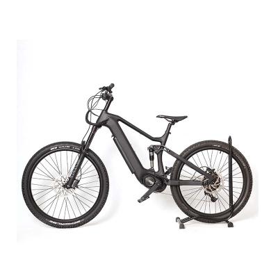 China full suspension emb carbon fiber carbon fiber electric bike bafang mid drive mountain wide range ebike for sale