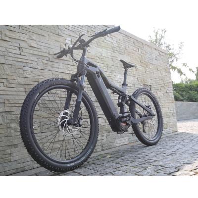 China Multifunctional electric mountain bike carbon fiber long range city exercise bike full suspension carbon fiber electric ebike for sale