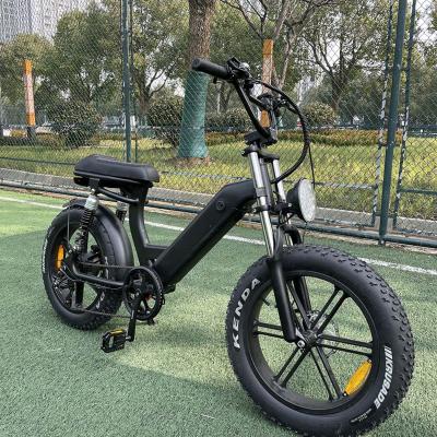 China 2022 New Design Aluminum Alloy Tire Emoto 48v 500w Electric Scooter Fat City Electric Motor for sale