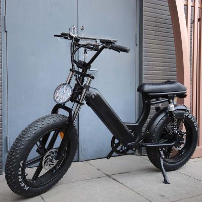 China New Design Aluminum Alloy Fat Tire Emoto 48v Electric Scooter 500w City Electric Motorcycle for sale