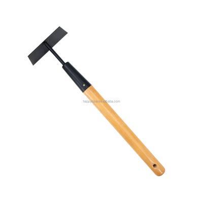 China Long Handle CLASSIC Wooden Garden Lawn Hoe Care Adult Carbon Steel DIY Tools Gardening With Anti-Rust Coating for sale