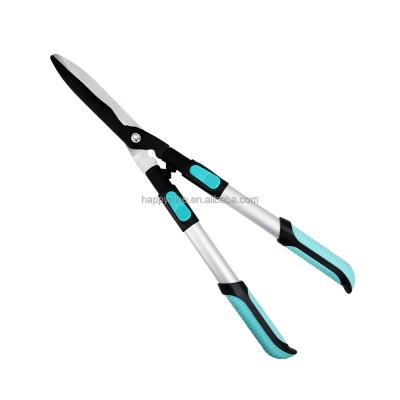 China Anti-Slip Aluminum Gardening Tool Gardening Tool Hedge Shear Long Telescopic Handle Lawn Cutter Tools for sale