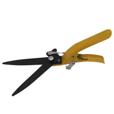 China Cheap Anti-Slip Handle Garden Grass Cutter Weeder Shear Scissors Carbon Steel Blade Hand Pruner Lawn Care Tools For Discount Store for sale