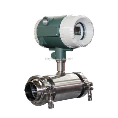 China SS304 Stainless Steel Flow Meter Pulse Output Oil Turbine Flow Meter for sale