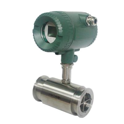 China The Hot Sales of SS304/316L Flow Turbine Flow Meter Meter Sensor Digital Flow Meter for sale