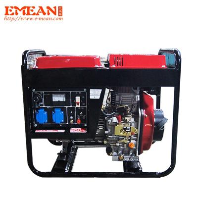 China high quality 5kw air cooled diesel generator for sale EM6000LE for sale