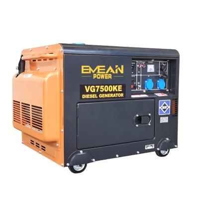 China Portable Home Use General Power 5kw 6kw Diesel Generator Set 1.65 Liter for sale