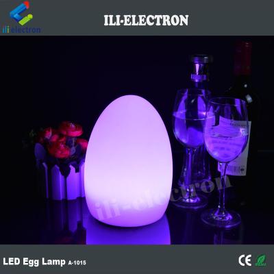 China Rechargeable led egg ball/decorative color changing egg lamp/led egg night light A-1015 for sale