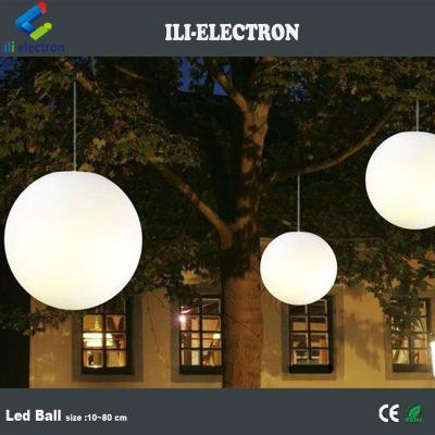 China CE RoHS Approved Luminous LED Ceiling Hanging Lighting Ball 10cm ~80cm for sale