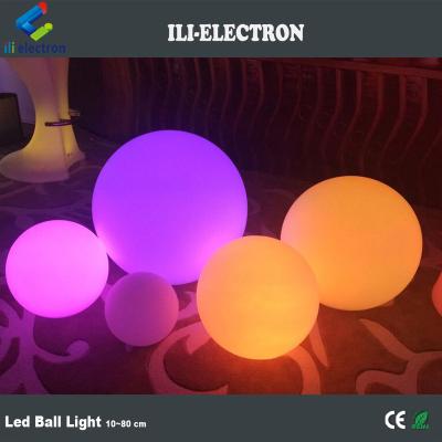 China PE Plastic Rechargeable Led Solar Christmas Ball Light 10cm ~80cm for sale