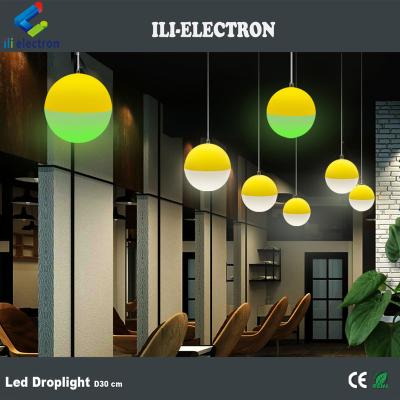 China PE Plastic Color Changing Plastic Chandeliers Pendant Lights for sale