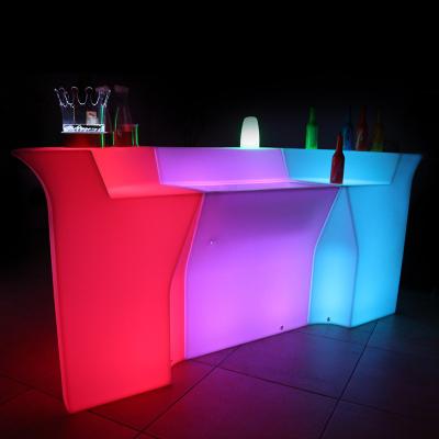 China Bar Table luxury led furniture event rental led bar counter led bar table for sale