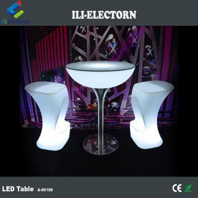 China BAR SET Refillable PE Plastic Led Night Club Furniture Set for sale