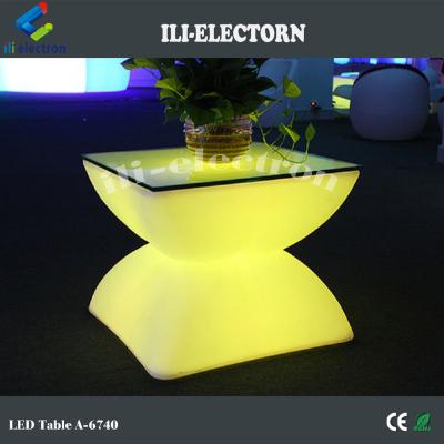 China Portable Bar Table LED Bar Table / Battery Wired Table Decorations / Modern Led Table Lighting for sale