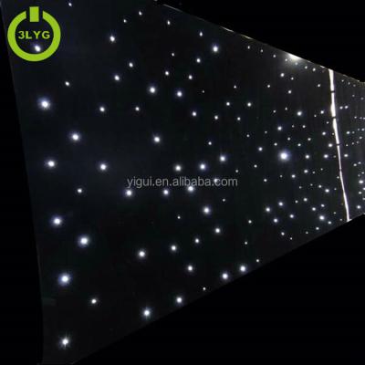 China Hot Selling Party Long Life Flame Retardant 4X6m RGBW Or Single Color Party Light Led Curtain for sale