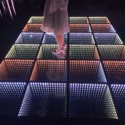 China IR Led Dance Floor Mat Weight Activated Led Light Floor Mat Led Dance Floor for sale