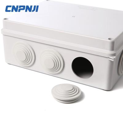 China Beautiful appearance and strong outdoor performance hot sales China ip65 junction box plastic electronic cable power box with round hole customized for sale