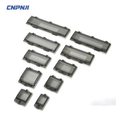 China Beautiful appearance and strong performance window 2 way electrical waterproof monitoring circuit breaker sealed transparent protection window cover for sale