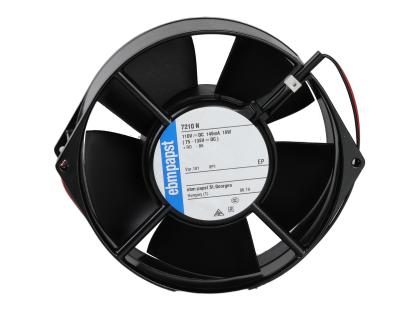 China 7210N axial compact industrial equipment ebmpapst fan DC fan EBM-PAPST TYPE: 7210N EBM FAN DC 12V for sale