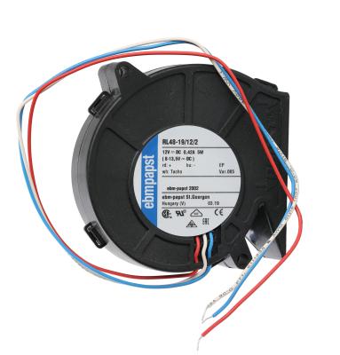 China RL48-19-12-2 hotels ebmpapst fan centrifugal compact fan EBM-PAPST TYPE: RL48-19-12-2 EBM FAN DC 24V for sale