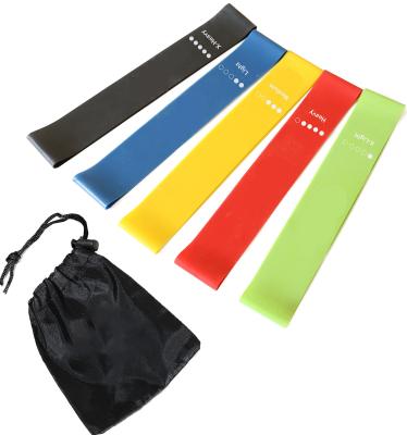 China 2021 3D Max Custom Portable High Quality Eco-friendly Fitness Stretching Exercise Bands Latex Loop Resistance Bands Wholesale Set for sale