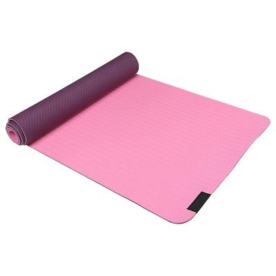 China Integrated self-tying system for high quality hot selling easy carry and storage strip yoga mat 3D max with double layer for sale